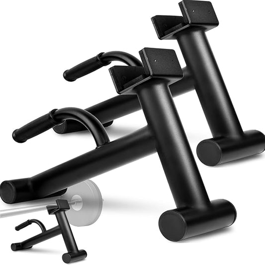 Deadlift Jack Barbell Stand,Barbell Stand for Weight Training Home Gym Easily Unload and Load 600lbs Barbell Plates for Deadlift Exercise