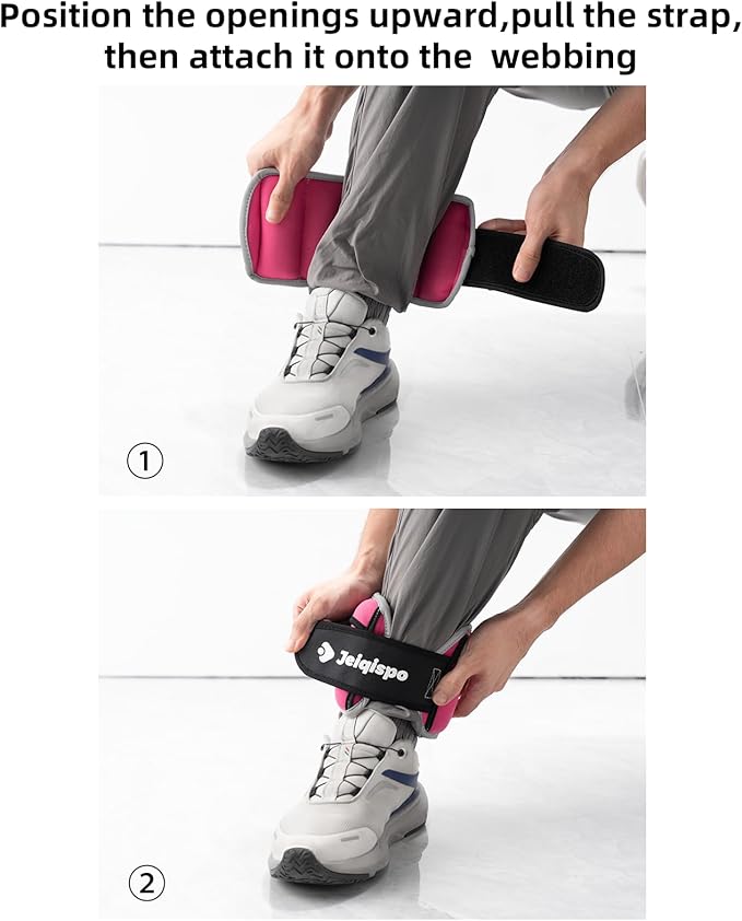 Adjustable Ankle Weights 1 Pair 2/4/6/8/10 LBS Wrist Leg Arm Weights for Women Men Kids,Strength Training with Removable Weight for Fitness Gym Workout Running Walking