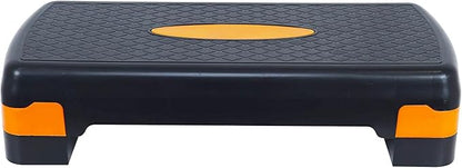 Fitvids Adjustable Workout Aerobic Stepper Step Platform Trainer, 27-Inch, Multiple Colors