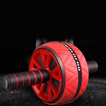 Ab Roller Wheel Fitness Device for Core and Abdominal Training Red Abdominal Gym Wheel for Home Workout and Muscle Strengthening for Men and Women