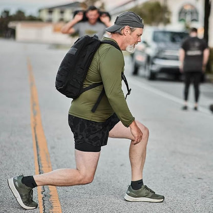GORUCK Rucker 4.0 25L Black - Purpose Built Rucking Backpack, Military Weight Training Rucksack w/Ruck Plate Pocket and Extra Padded Straps