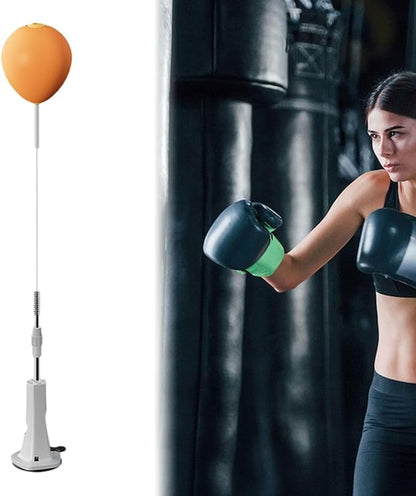 Boxing Reaction Ball, Boxing Speed Bag for Kids Adults, Adjustable Height Boxing Reflex Ball with Stand for Fitness Workout