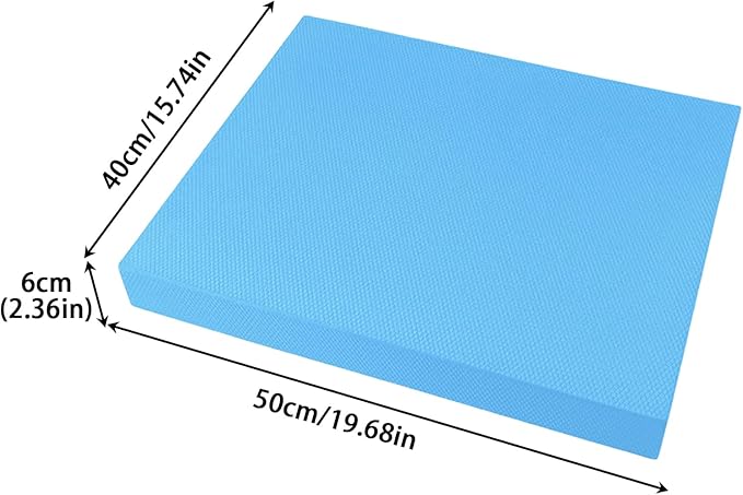 Exercise Balance Pad, Thick Stability Mat, Exercise Foam Pad with Closed-Cell Texture, Fitness Training Base for Joint Stability Improvement, Core Strength Development, and Mobility Enhancement