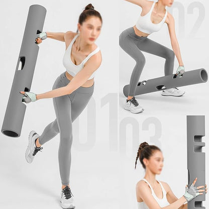 Multicolor 4 to 12kg Fitness Tube Portable Durable Training Rubber Weight Bar Weight Bearing Fitness TPR Barrel for Loaded Movement Training