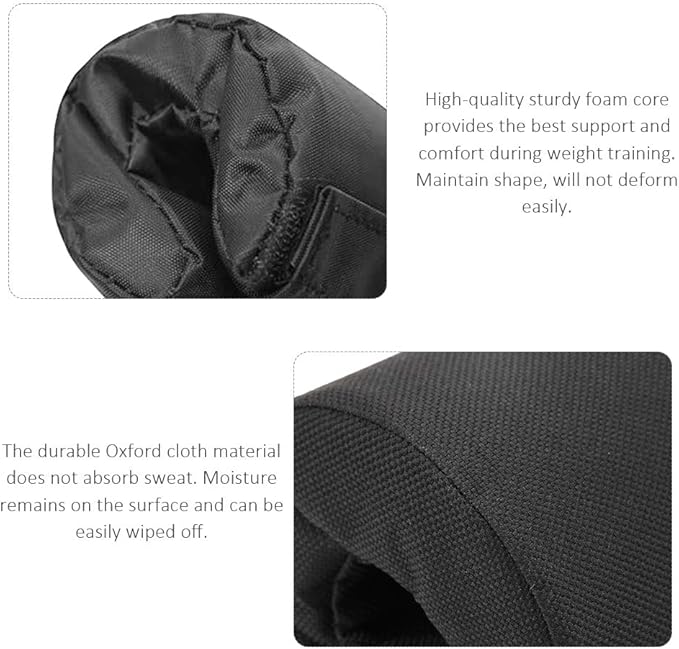 Alomejor Barbell Squat Pad, Padded Neck Shoulder Protection Cushion, Barbell Cushion for Weight Lifters Hip thrusts Squats Lunges Gym Home Workouts