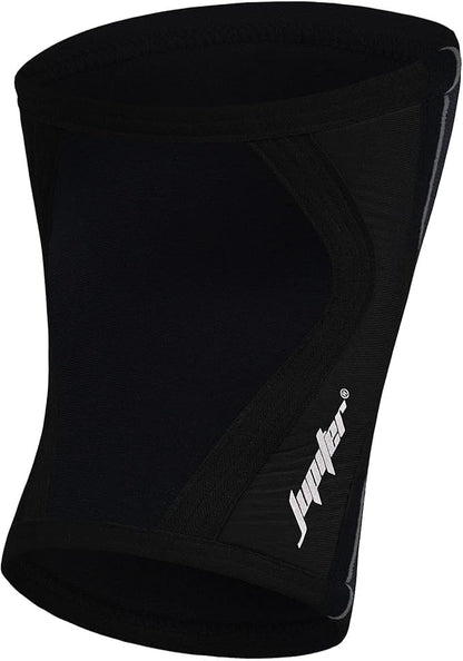Jupiter Knee Sleeves (1 Pair), 7mm Compression Knee Braces for Squats,Weightlifting,Powerlifting,Cross Training for Men & Women (Small)