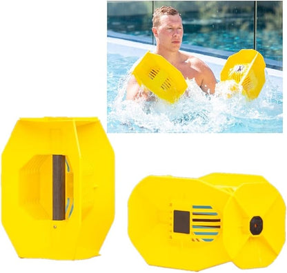 Hydro Tone Functional Aquatic Dumbbells for Pool Exercise Enhance Strength and Resistance Versatile 3D Design Durable Hi-impact Polypropylene Made in the USA Pair