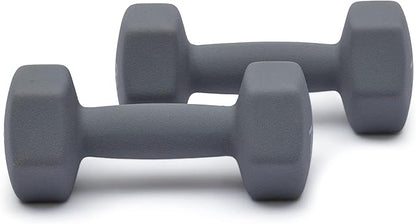 Amazon Basics Neoprene Dumbbell Hand Weights for Exercise and Muscle Toning