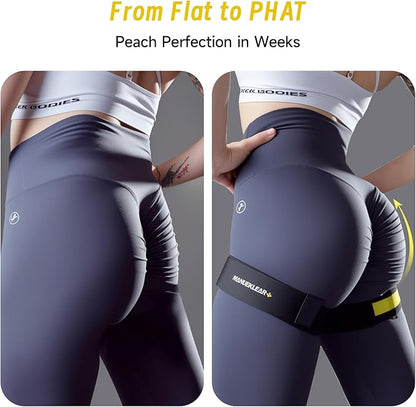 MANUEKLEAR Blood Flow Restriction Bands for Women Glutes Leg, Booty Bands for Women Butt Lift, BFR Occlusion Thigh Bands for Workout Squat Hip Building