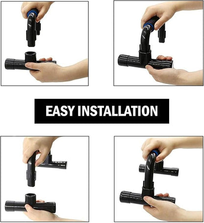 Push Up Bar. Home Workout Equipment Pushup Handle with Cushioned Foam Grip and Non-Slip Sturdy Structure for Men Women