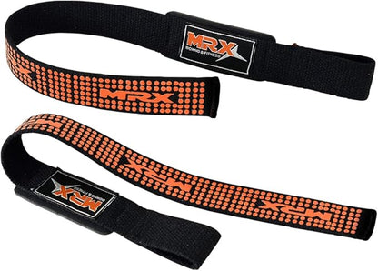 MRX Weight Lifting Bar Strap for Gym Workout Training Bodybuilding Deadlift Padded Straps Men/Women