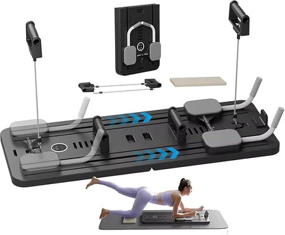Upgraded AB Roller Wheel Workout Board with Elbow Support, Auto Rebound Abdominal Board, Core Trainer, Abdominal Exercise Machine, Workout Equipment