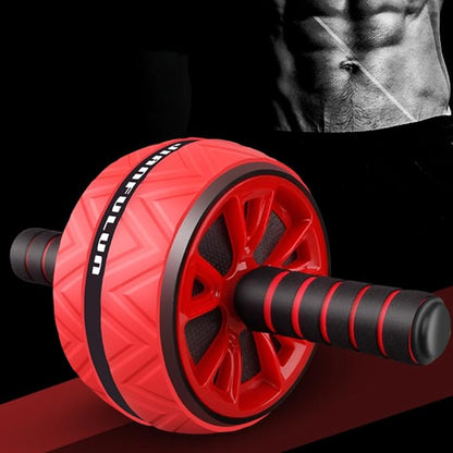 Ab Roller Wheel Fitness Device for Core and Abdominal Training Red Abdominal Gym Wheel for Home Workout and Muscle Strengthening for Men and Women
