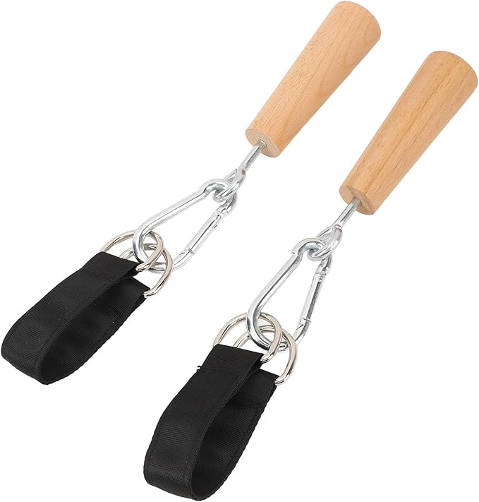 Wooden Pull Up Grips,Hand Grips Strength Trainer Exerciser Pull Up Fitness Accessories for Bouldering,Kettlebells,Workout