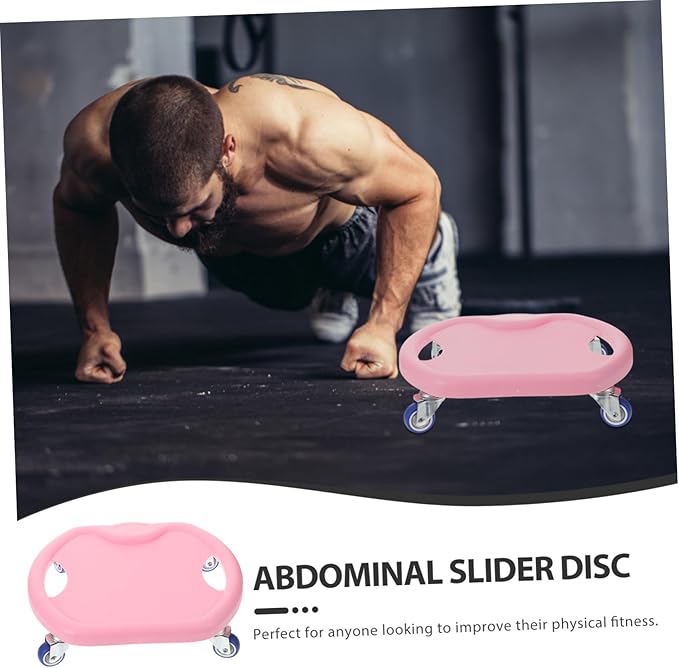 YARNOW Quiet Workout Sliders Discs for Abdominal Training Fitness Equipment Home Gym Rolling Discs for Women Core Strengthener