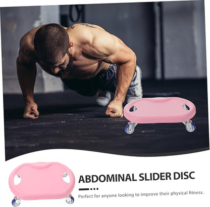 YARNOW Quiet Workout Sliders Discs for Abdominal Training Fitness Equipment Home Gym Rolling Discs for Women Core Strengthener