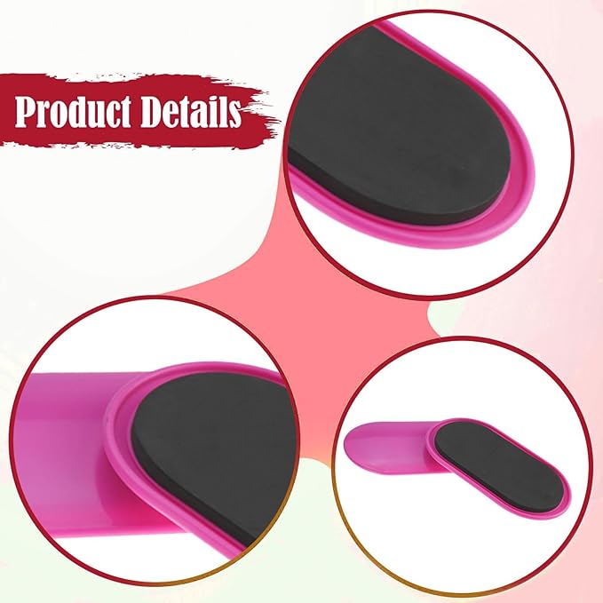 2X Exercise Core Gliding Pads, Abdominal Muscle Training, Full Body Workout, Abdominal Muscle Pads, Gliding Discs for Pilates at Home