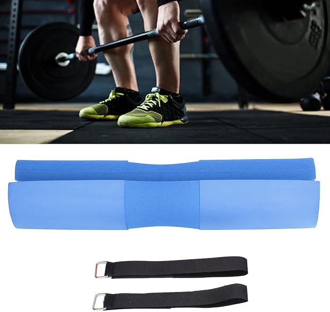 Squat Pad Barbell Pad | Weight Distribution & Shoulder Protection | Neck Support for Squats/Lunges/Hip Thrusts | NBR Rubber Foam, 17.1in Length