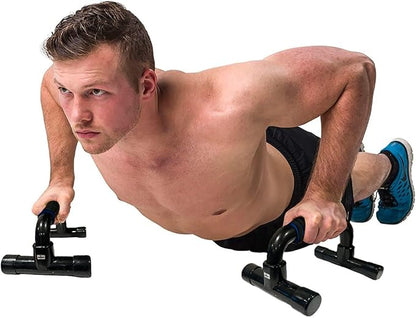 Push Up Bar. Home Workout Equipment Pushup Handle with Cushioned Foam Grip and Non-Slip Sturdy Structure for Men Women