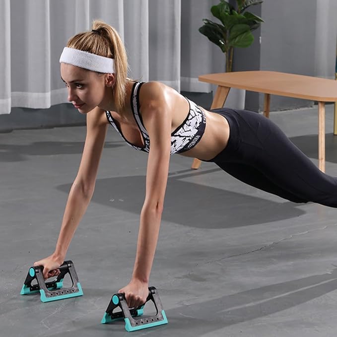 Zerodeko Indoor Push Up Bar for Home Workouts Fitness Equipment with Comfortable Handles Stable Push-up Holder for Men and Women Exercise Training