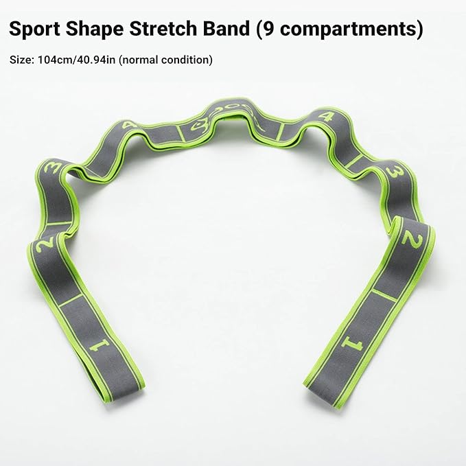Stretch Band Strap Number Elastic Stretching Strap Exercise Bands Yoga Equipment for Exercise Fitness Workout Physical Therapy