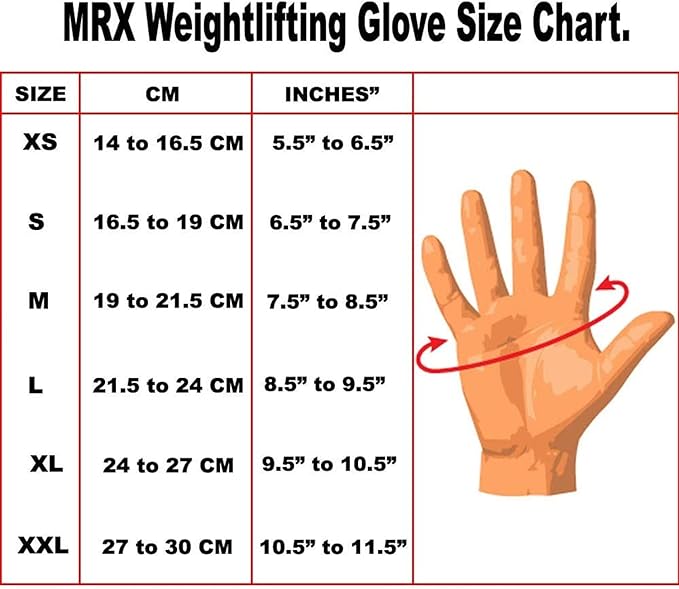 MRX Weight Lifting Gloves Gym Fitness Exercise Bodybuilding Workout Powerlifting