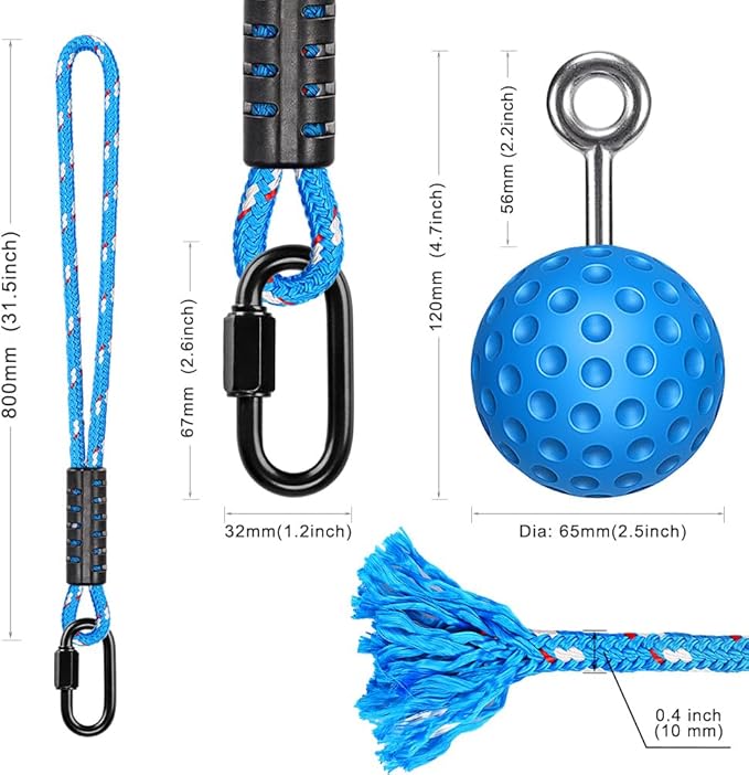SELEWARE Non-Slip Pull Up Power Balls, Rock Climbing Grips for Strength Training, Forearm and Hand Exerciser for Chin Up Bar, Kettlebell, Barbell, Resistance Band Handles, Home Gym Workout Equipment