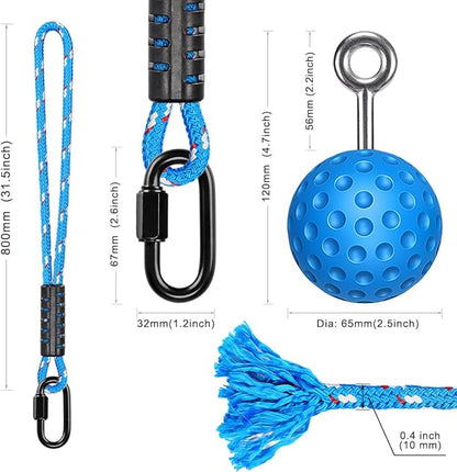 SELEWARE Non-Slip Pull Up Power Balls, Rock Climbing Grips for Strength Training, Forearm and Hand Exerciser for Chin Up Bar, Kettlebell, Barbell, Resistance Band Handles, Home Gym Workout Equipment