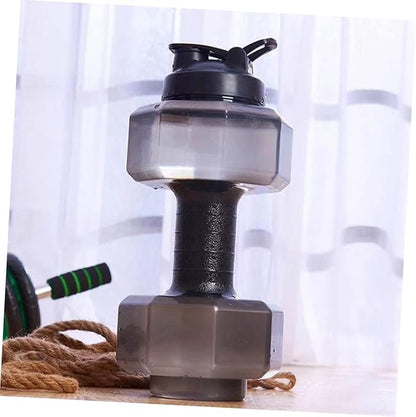 1pc Dumbbell Shape Water Bottle Capacity Fitness Dumbbell Cup for Gym and Daily Use Portable Sports Petg Material Stylish and Functional Design