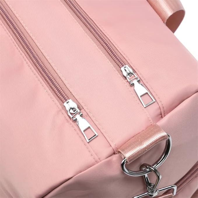 Men and Women's Travel Bag With Shoe Compartment Sports Tote Gym Bag Weekender Overnight Shoulder Bag