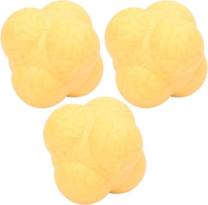 3Pcs Bounce Reaction Balls,Reflexs Ball for Agilitys and Coordination Training