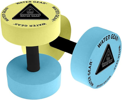 Water Gear Resistance Bells - Water Fitness and Pool Exercise - Intense Workout Without Added Stress - Easy on Joints