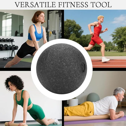 Massage Roller Ball, Massage Lacrosse Balls EPP Yoga Foam Massage Roller and Ball Set Muscle Soreness Massager Ball for Shoulders, Arms, Neck, Back and Feet (8CM Single Ball)