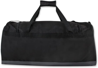 60 Liter, 26 Inch Duffle Bag – Heavy Duty Extra Large Sports Gym Equipment Travel Duffel Bag for Men and Women (Black)