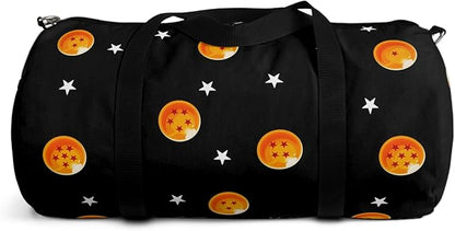 Anime Gym Bag for Women Men - Large Capacity Waterproof Workout Fitness Travel Sports Bags Fashion Street Camping ExpandaCLe Carry On Duffle Bag For Couple (Orange DBZ) PTY