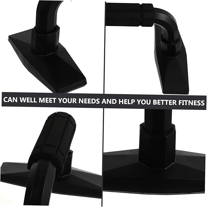 BESPORTBLE 2pcs Portable Gym Push-up Bar Home Exercise Accessories Fitness Supplies Reasonable Design