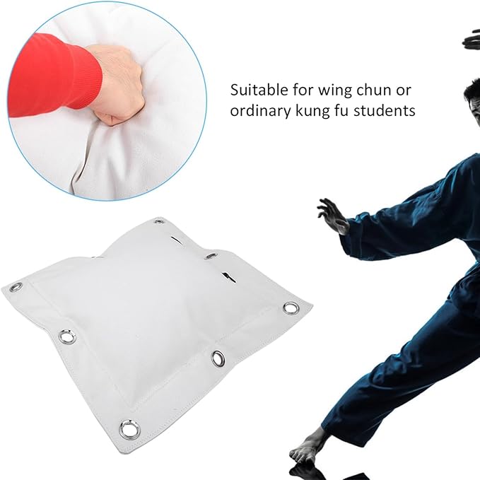 Punch Bag, Boxing Sand Bag, Wing Chun Wall Canvas Punch Empty Sand Bags Target with Zipper for Boxing Muay Thai