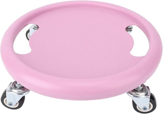 4-Wheel Roller Trainer for Enhanced Core Strength and Fitness Roller Sliding Disc, Odorless Premium Workout Device with 360 Degree Rotation, Stability for Home Gym
