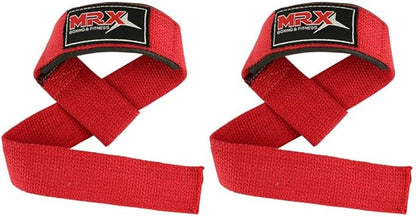 MRX Weight Lifting Bar Strap for Gym Workout Training Bodybuilding Deadlift Padded Straps Men/Women