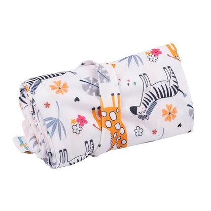 babygoal Wet Dry Bags for Baby Cloth Diapers, Washable Travel Bags, Beach, Pool, Gym Bag for Swimsuits & Wet Clothes with Two Zippered Pockets 3 Pack, 3LN25