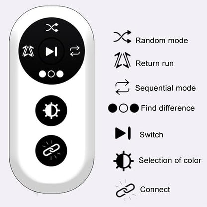 Reaction Training Light, Portable Sports Agility Training Equipment, with Remote Control, 4 Working Modes and 4 Colors, for Physical Training, for Improve Speed, Agility