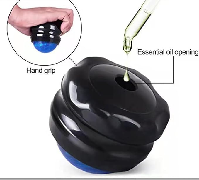 Versatile Massage Tools: Revolving Massage Ball with Cooling Effect, Ideal for Post-Workout Therapy, Resin Massage Roller with 360-Degree Mobility, Easy Maintenance, Relieves Muscle Aches