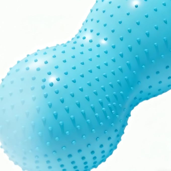 Groundnut Shape Exercise Ball, Balance Training Tool, Work Out Ball with Pump, Pregnancy Fitness Accessory, Versatile Kids Supply Inside Houses and Steady Office Tool for Women