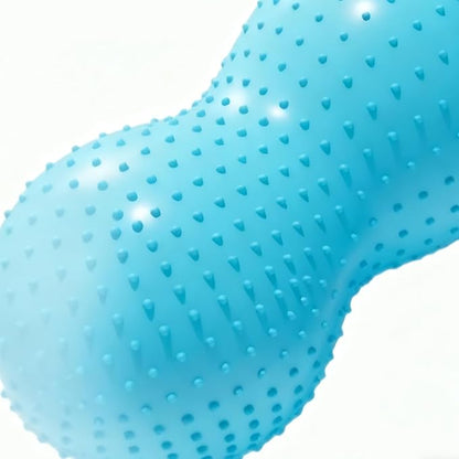 Groundnut Shape Exercise Ball, Balance Training Tool, Work Out Ball with Pump, Pregnancy Fitness Accessory, Versatile Kids Supply Inside Houses and Steady Office Tool for Women