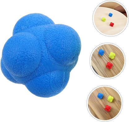ibasenice 6pcs Agility Training Ball Hexagon Ball Hand Eye Coordination Training Hockey Equipment Fitness Reaction
