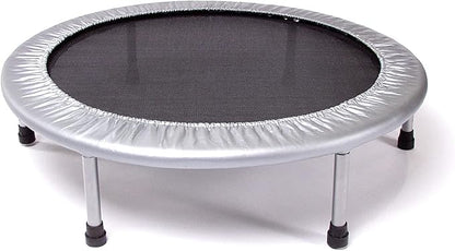 Stamina Folding Trampoline with Smart Workout App, Black - Portable Fitness Rebounder for Home Gym, Cardio & Strength Training, Jumping Exercise Equipment