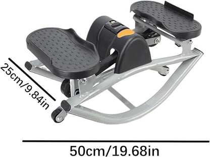 U Shape Stepper - Compact for Small Spaces, Digital Display for Home Cardio Workout and Apartment Fitness, Suitable for Home