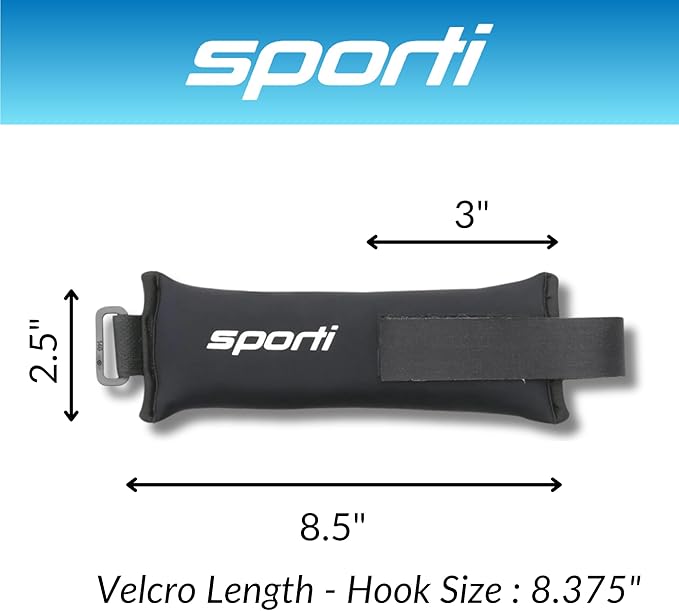 Sporti Fitness Wrist Weights - Water Weights for Aqua Belt Pool Exercise, Comfortable Fit