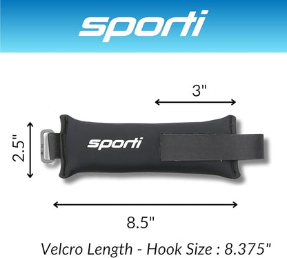 Sporti Fitness Wrist Weights - Water Weights for Aqua Belt Pool Exercise, Comfortable Fit