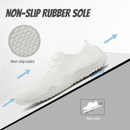 WCIDFY Barefoot Shoes Women Zero Drop Gym Walking Shoes Non Slip Minimalist Tennis Lightweight Breathable Yoga Sneakers